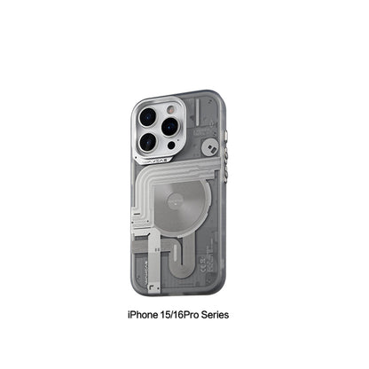 Frosted mechanical case for iPhone 15/16 Pro series