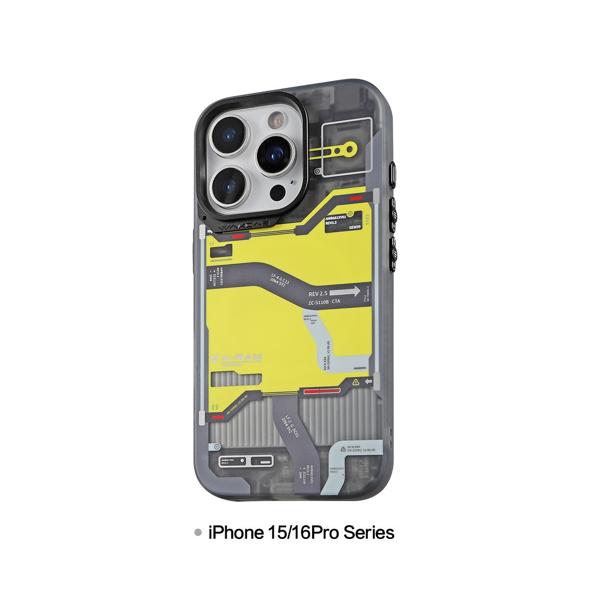 Tactical map MagSafe case on an iPhone 15 Pro or 16 Pro series model