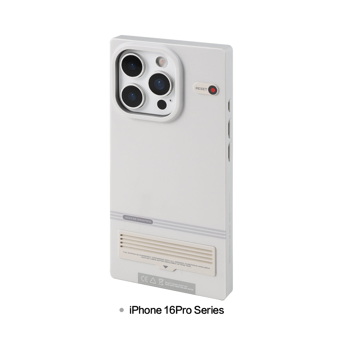 Retro terminal case for iPhone 16 Pro series