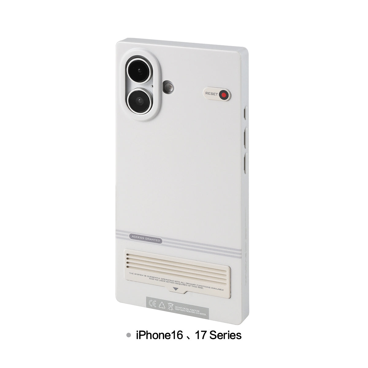 Retro terminal case for iPhone 16 / 17 series