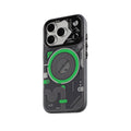 Black & Green Color-block