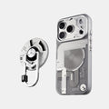 Silver Mechanical Case + Stand