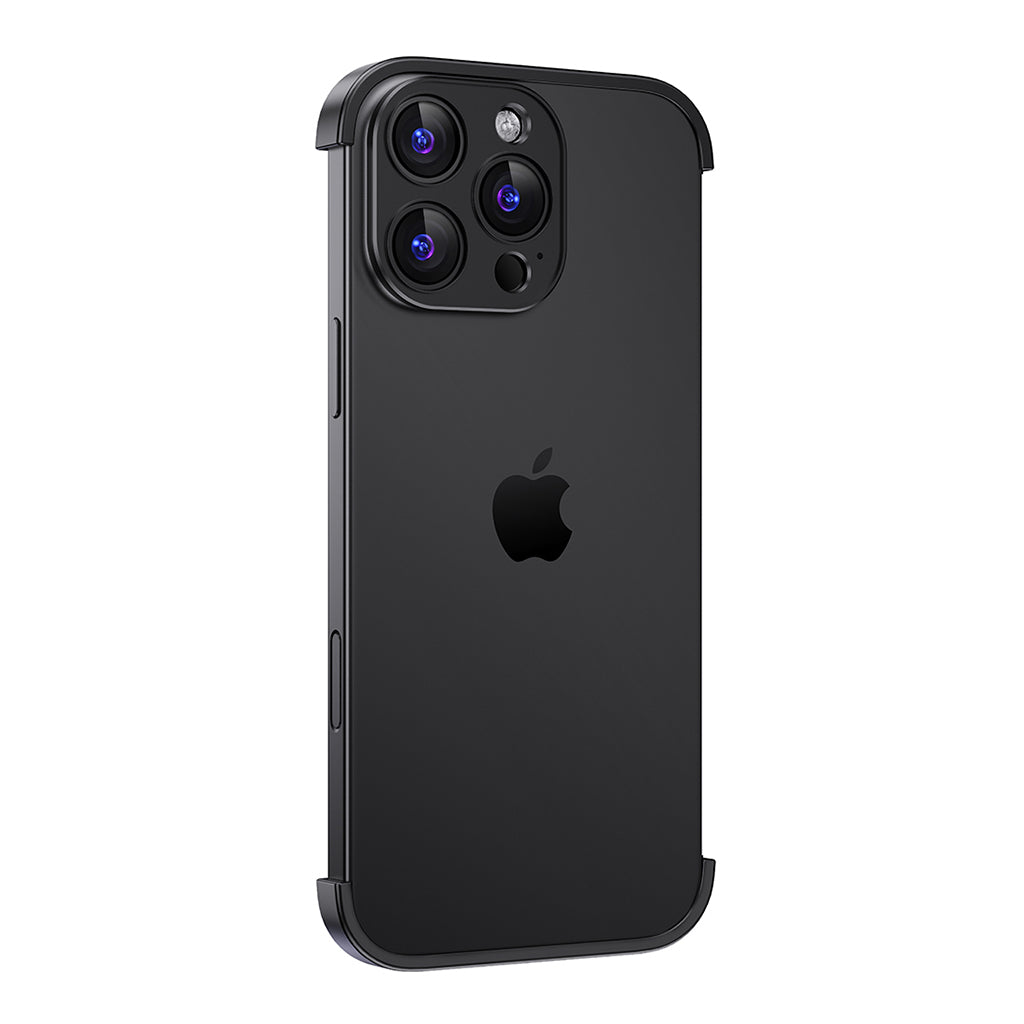 Black aluminum bumper on an earlier triple-camera Pro model