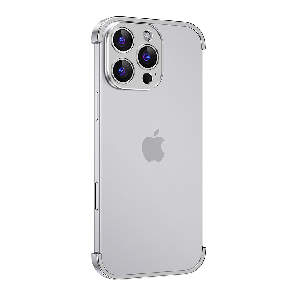 Titanium Gray aluminum bumper on an earlier triple-camera Pro model