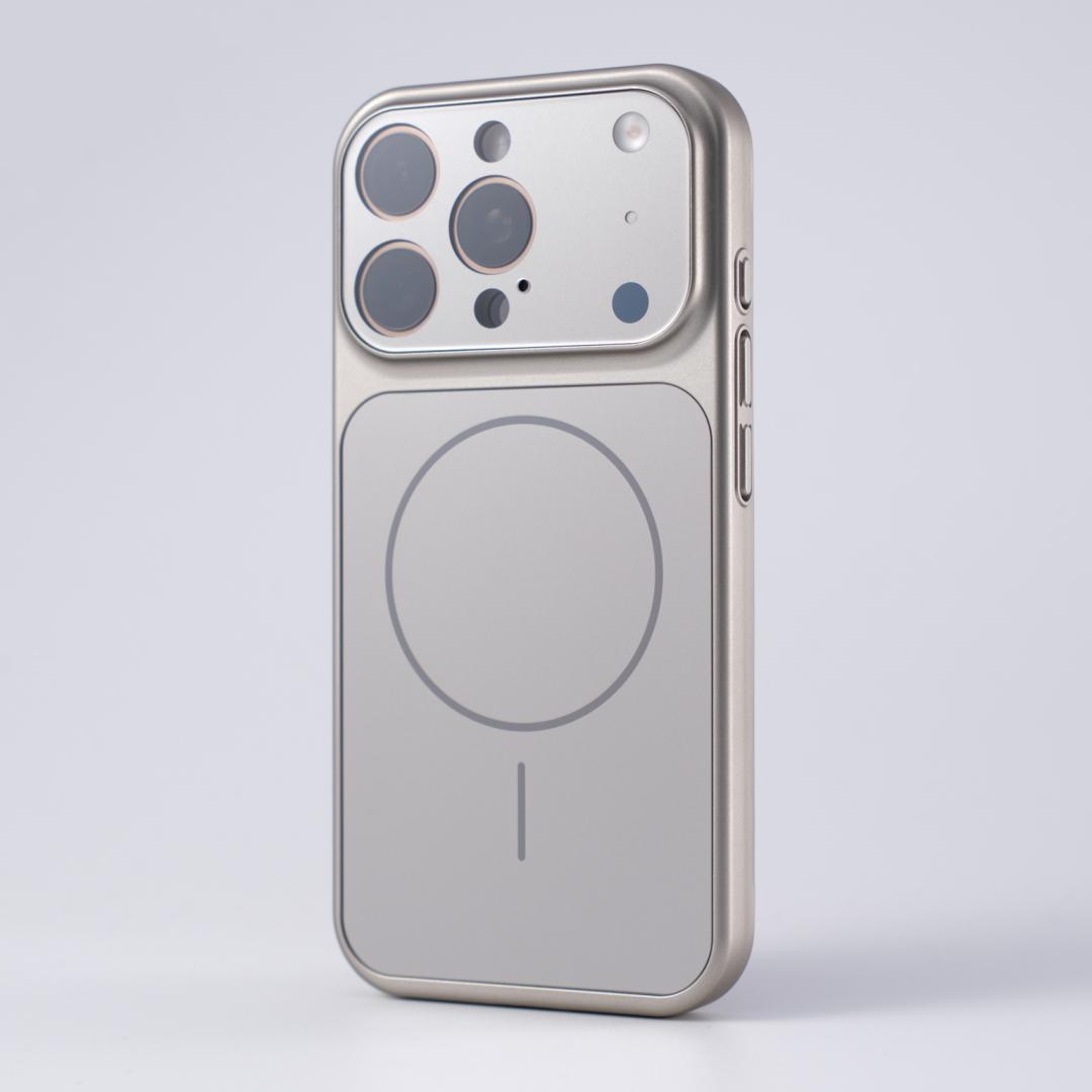Titanium slim matte MagSafe iPhone case