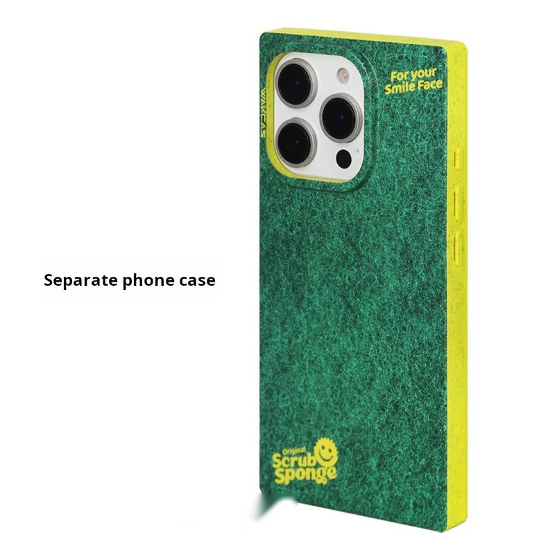 Sponge-print phone case shown on its own without the stand